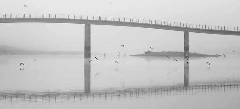 Nijmegen in the mist Nijmegen in the mist