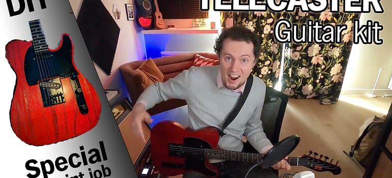 Guitar Kit: Telecaster with special paint job Guitar Kit: Telecaster with special paint job